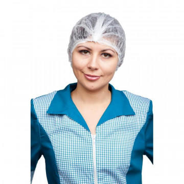 Шапочка-берет одноразовая (упак-25 шт)