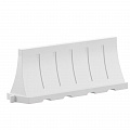 Вкладывающийся дорожный барьер 2 м белый