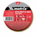 Изолента ПВХ, 19 мм х 20 м, желто-зеленая, 150мкм// Matrix
