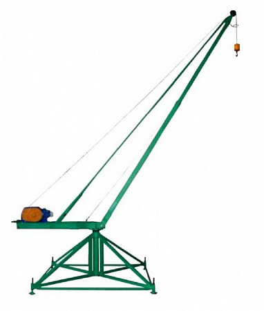 Кран разборный КСП-320 "МАСТЕР", г/п 320кг., h-80м., стацион., с грузами, разб. стрела, 650кг